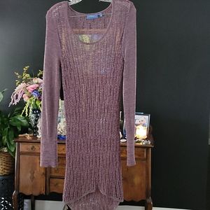 Simply Vera by Vera Wang Crochet longsleve Top